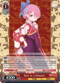 Ram in a Hakama - Re:ZERO: The Frozen Bond - Weiss Schwarz card