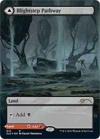 Blightstep Pathway (Borderless) - Secret Lair Series - Magic: The Gathering card