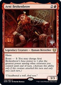 Arni Brokenbrow - Promo Pack: Kaldheim - Magic: The Gathering card