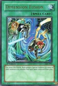 Dimension Fusion - Invasion of Chaos - YuGiOh card