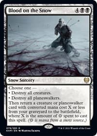 Blood on the Snow - Promo Pack: Kaldheim - Magic: The Gathering card