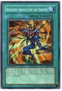Dedication Through Light and Darkness - Invasion of Chaos - YuGiOh card