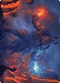 Aegar, the Freezing Flame Art Card - Art Series: Kaldheim - Magic: The Gathering card