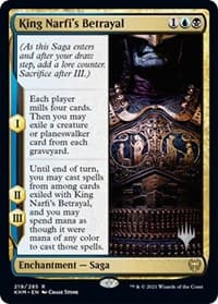 King Narfi's Betrayal - Promo Pack: Kaldheim - Magic: The Gathering card