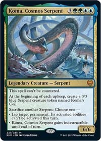 Koma, Cosmos Serpent - Promo Pack: Kaldheim - Magic: The Gathering card