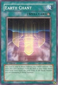Earth Chant - Invasion of Chaos - YuGiOh card