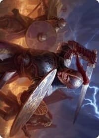 Beskir Shieldmate Art Card - Art Series: Kaldheim - Magic: The Gathering card
