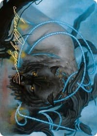 Bind the Monster Art Card (Gold-Stamped Signature) - Art Series: Kaldheim - Magic: The Gathering card