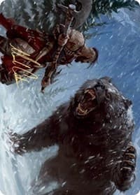 Blizzard Brawl Art Card (Gold-Stamped Signature) - Art Series: Kaldheim - Magic: The Gathering card