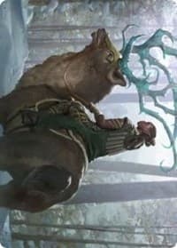 Boreal Outrider Art Card - Art Series: Kaldheim - Magic: The Gathering card