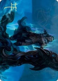 Cosima, God of the Voyage Art Card (Gold-Stamped Signature) - Art Series: Kaldheim - Magic: The Gathering card