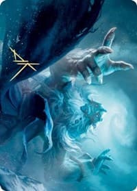 Cyclone Summoner Art Card (Gold-Stamped Signature) - Art Series: Kaldheim - Magic: The Gathering card