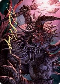 Dream Devourer Art Card (Gold-Stamped Signature) - Art Series: Kaldheim - Magic: The Gathering card