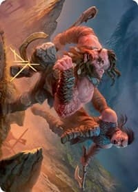 Dwarven Reinforcements Art Card (Gold-Stamped Signature) - Art Series: Kaldheim - Magic: The Gathering card