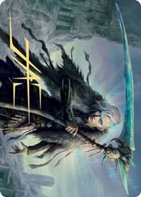 Egon, God of Death Art Card (Gold-Stamped Signature) - Art Series: Kaldheim - Magic: The Gathering card