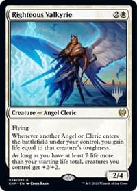 Righteous Valkyrie - Promo Pack: Kaldheim - Magic: The Gathering card