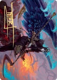 Eradicator Valkyrie Art Card (Gold-Stamped Signature) - Art Series: Kaldheim - Magic: The Gathering card