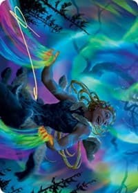 Esika, God of the Tree Art Card (Gold-Stamped Signature) - Art Series: Kaldheim - Magic: The Gathering card