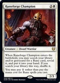 Runeforge Champion - Promo Pack: Kaldheim - Magic: The Gathering card