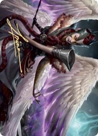 Firja, Judge of Valor Art Card (Gold-Stamped Signature) - Art Series: Kaldheim - Magic: The Gathering card