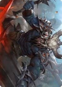 Frenzied Raider Art Card - Art Series: Kaldheim - Magic: The Gathering card