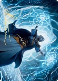 Frost Augur Art Card (Gold-Stamped Signature) - Art Series: Kaldheim - Magic: The Gathering card