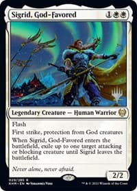 Sigrid, God-Favored - Promo Pack: Kaldheim - Magic: The Gathering card