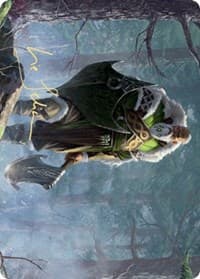 Fynn, the Fangbearer Art Card (Gold-Stamped Signature) - Art Series: Kaldheim - Magic: The Gathering card