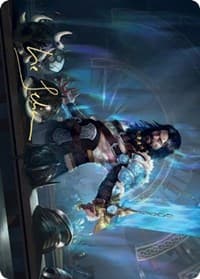 Halvar, God of Battle Art Card (Gold-Stamped Signature) - Art Series: Kaldheim - Magic: The Gathering card