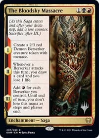 The Bloodsky Massacre - Promo Pack: Kaldheim - Magic: The Gathering card