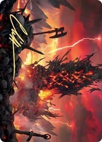 Immersturm Skullcairn Art Card (Gold-Stamped Signature) - Art Series: Kaldheim - Magic: The Gathering card