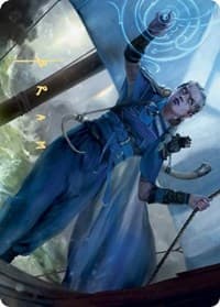 Inga Rune-Eyes Art Card (Gold-Stamped Signature) - Art Series: Kaldheim - Magic: The Gathering card