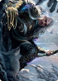 Jorn, God of Winter Art Card (Gold-Stamped Signature) - Art Series: Kaldheim - Magic: The Gathering card
