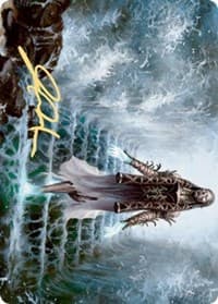 Karfell Harbinger Art Card (Gold-Stamped Signature) - Art Series: Kaldheim - Magic: The Gathering card