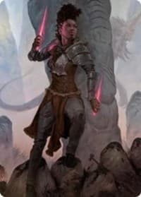 Kaya the Inexorable Art Card - Art Series: Kaldheim - Magic: The Gathering card