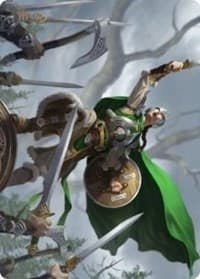 Maja, Bretagard Protector Art Card - Art Series: Kaldheim - Magic: The Gathering card