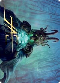 Masked Vandal Art Card (Gold-Stamped Signature) - Art Series: Kaldheim - Magic: The Gathering card