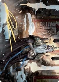 Narfi, Betrayer King Art Card (Gold-Stamped Signature) - Art Series: Kaldheim - Magic: The Gathering card