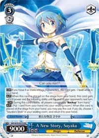 A New Story, Sayaka - Magia Record: Puella Magi Madoka Magica [Side Story] (Mobile) - Weiss Schwarz card
