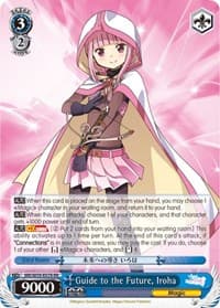 Guide to the Future, Iroha - Magia Record: Puella Magi Madoka Magica [Side Story] (Mobile) - Weiss Schwarz card
