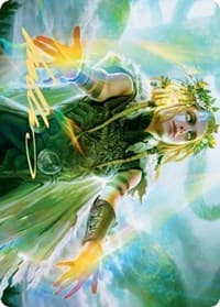 Revitalize Art Card (Gold-Stamped Signature) - Art Series: Kaldheim - Magic: The Gathering card