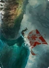 Run Ashore Art Card - Art Series: Kaldheim - Magic: The Gathering card