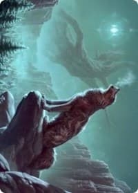 Sarulf's Packmate Art Card - Art Series: Kaldheim - Magic: The Gathering card