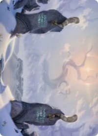 Snow-Covered Plains (74/81) Art Card - Art Series: Kaldheim - Magic: The Gathering card