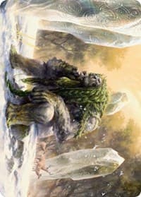 Svella, Ice Shaper Art Card (Gold-Stamped Signature) - Art Series: Kaldheim - Magic: The Gathering card
