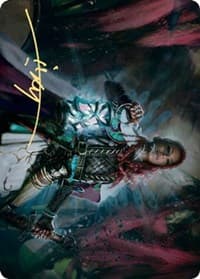 Tergrid, God of Fright Art Card (Gold-Stamped Signature) - Art Series: Kaldheim - Magic: The Gathering card