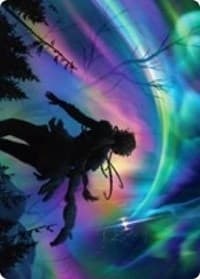 The Prismatic Bridge Art Card - Art Series: Kaldheim - Magic: The Gathering card