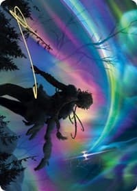 The Prismatic Bridge Art Card (Gold-Stamped Signature) - Art Series: Kaldheim - Magic: The Gathering card