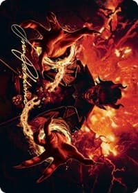 Tibalt's Trickery Art Card (Gold-Stamped Signature) - Art Series: Kaldheim - Magic: The Gathering card