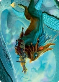 Toski, Bearer of Secrets Art Card (Gold-Stamped Signature) - Art Series: Kaldheim - Magic: The Gathering card